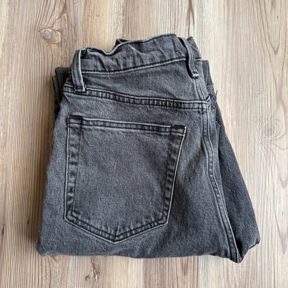 Abercrombie & Fitch Distressed Black Straight Leg Jeans - Picture 5 of 5